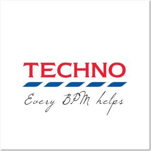 Tesco Techno - Every BPM Helps Posters and Art